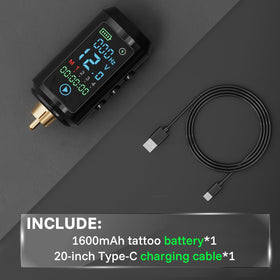 Neebol RCA connector compatible with most rotary tattoo machines