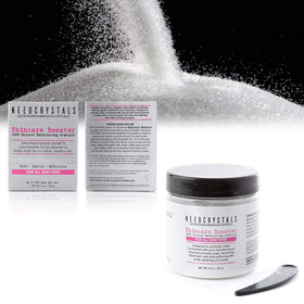 NeedCrystals exfoliation crystals applied during routine improve circulation and radiance