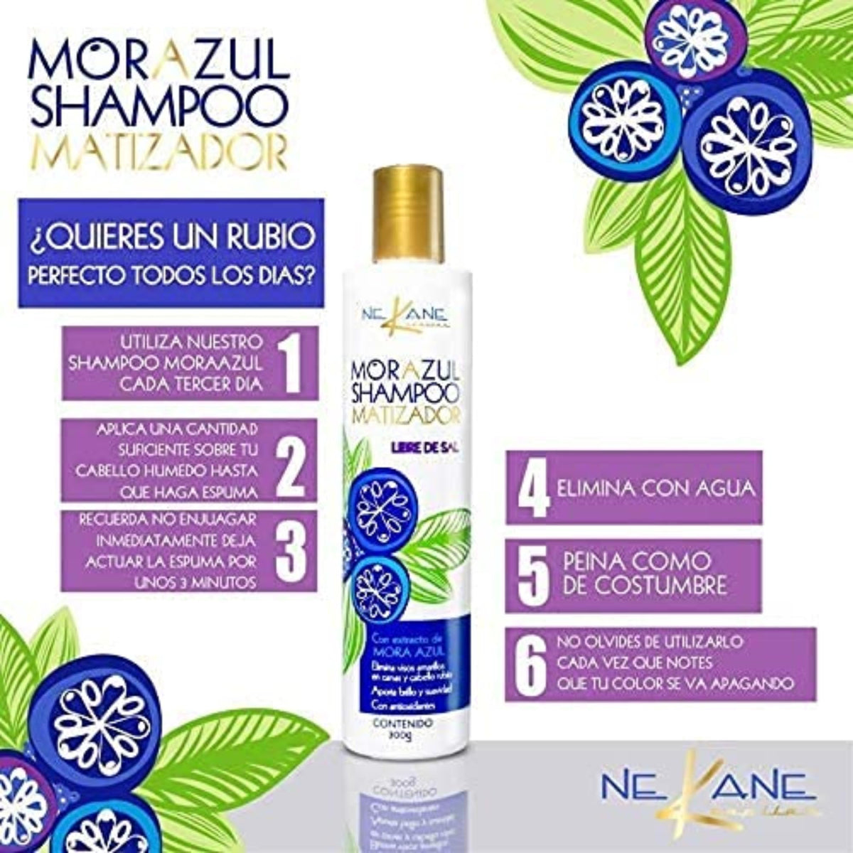 Nekane Mora Azul Toning application illustrates a simple weekly routine
