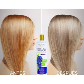Nekane Mora Azul Toning packaging highlighting sulfate-free formula for gentle use