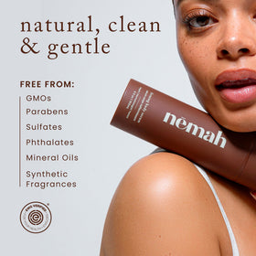 Nemah Firming Body Lotion vegan formula suitable for daily use.