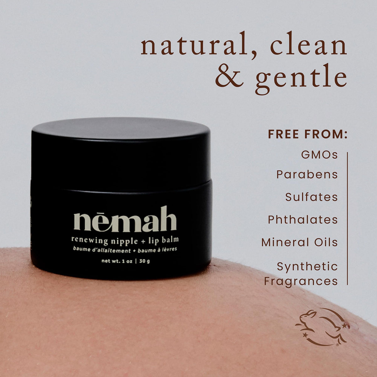 Nemah Nipple Cream multitasker use on lips and dry patches