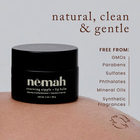 Nemah Nipple Cream multitasker use on lips and dry patches