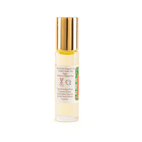Nemat sandalwood roll-on wrist application showing easy, long-lasting scent