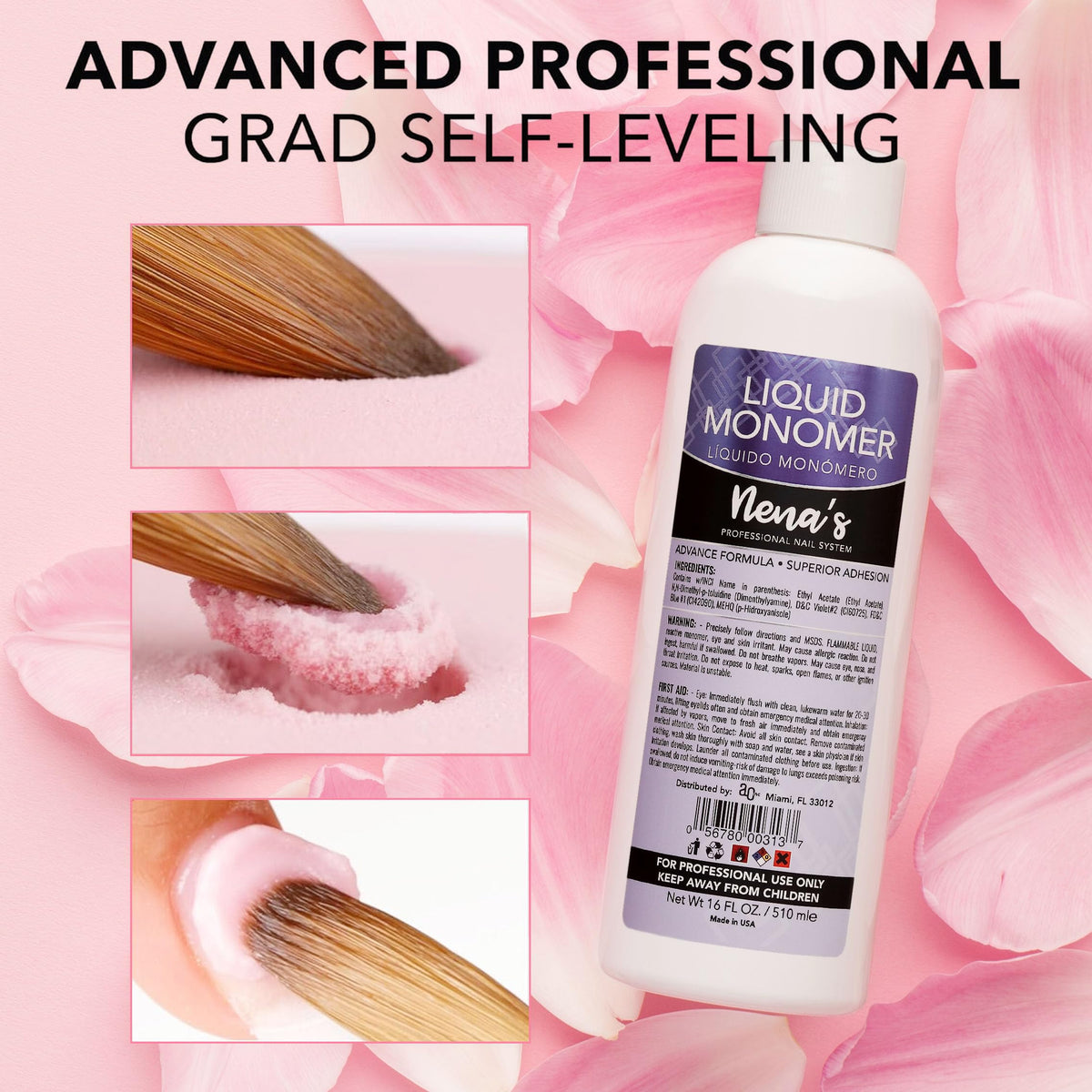 Nena's nail art extension application demos with GlamourShield for vibrant, durable results.