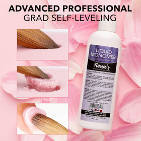 Nena's nail art extension application demos with GlamourShield for vibrant, durable results.