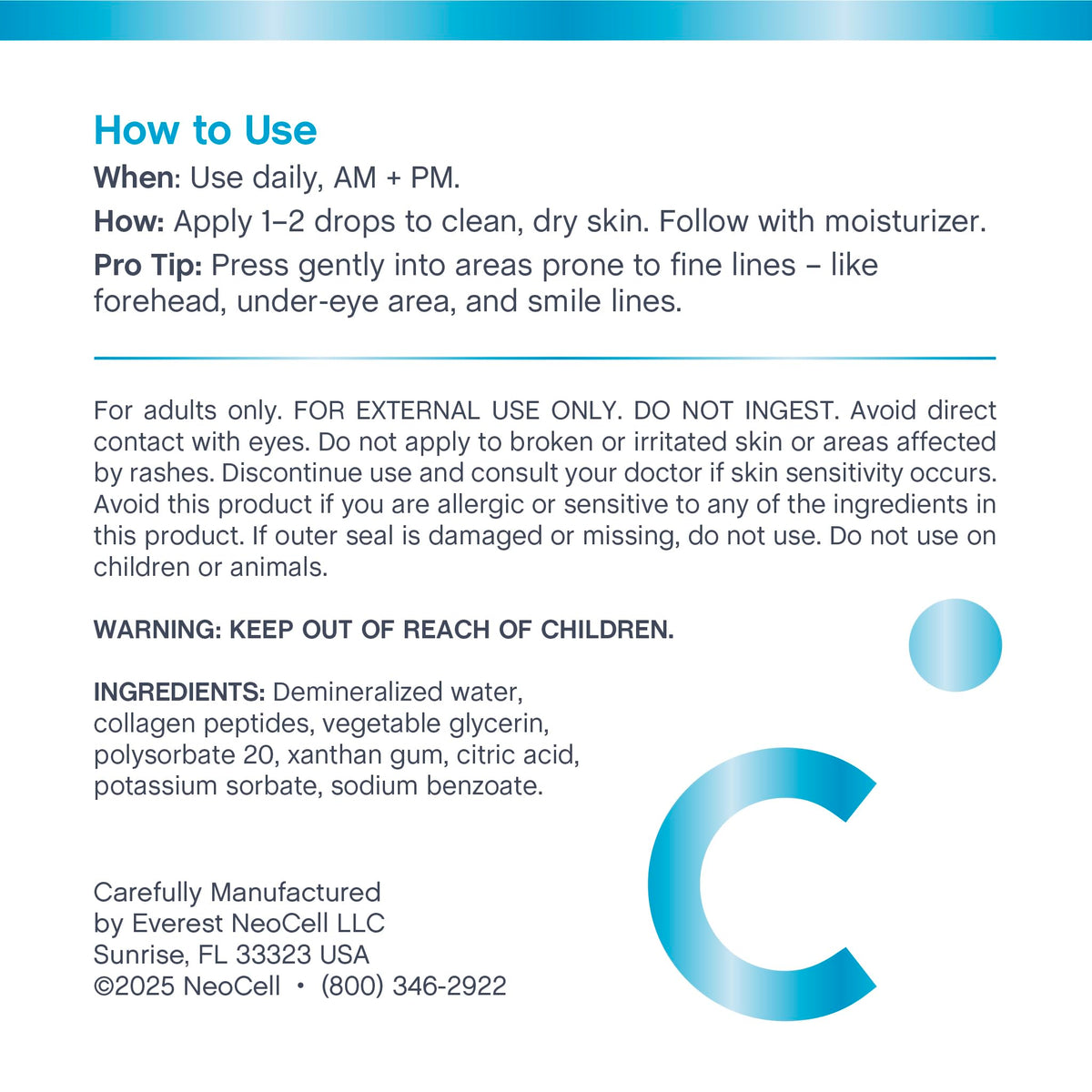 NeoCell Collagen Peptides Serum morning routine scene for smoother skin.