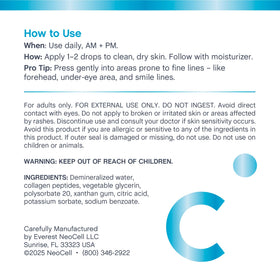 NeoCell Collagen Peptides Serum morning routine scene for smoother skin.