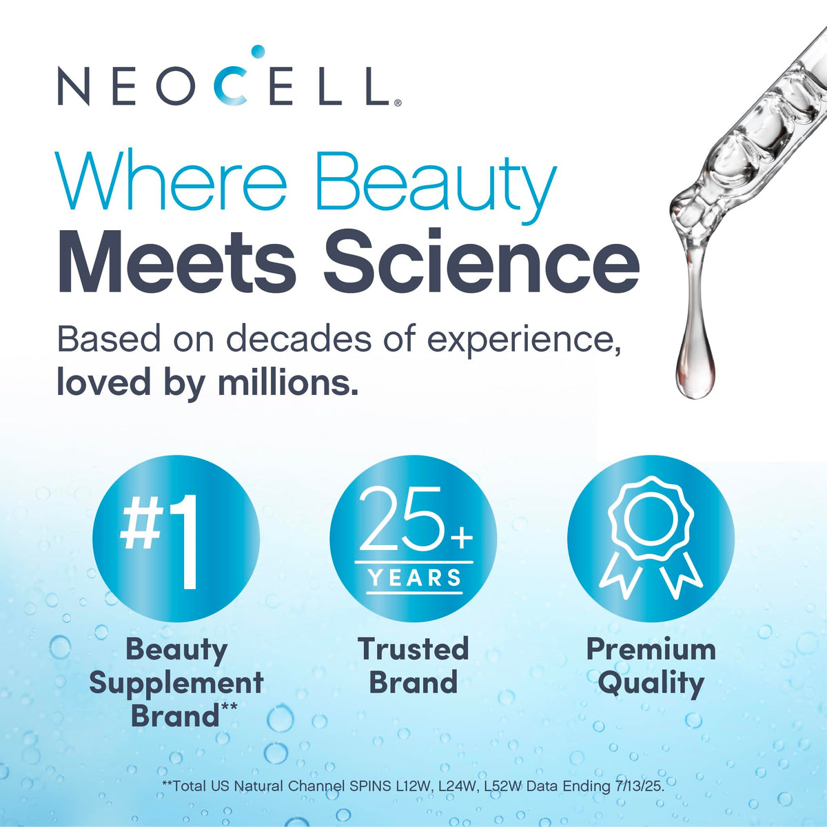 NeoCell Hyaluronic Acid Hydration Serum chilling in fridge for extra cooling comfort.