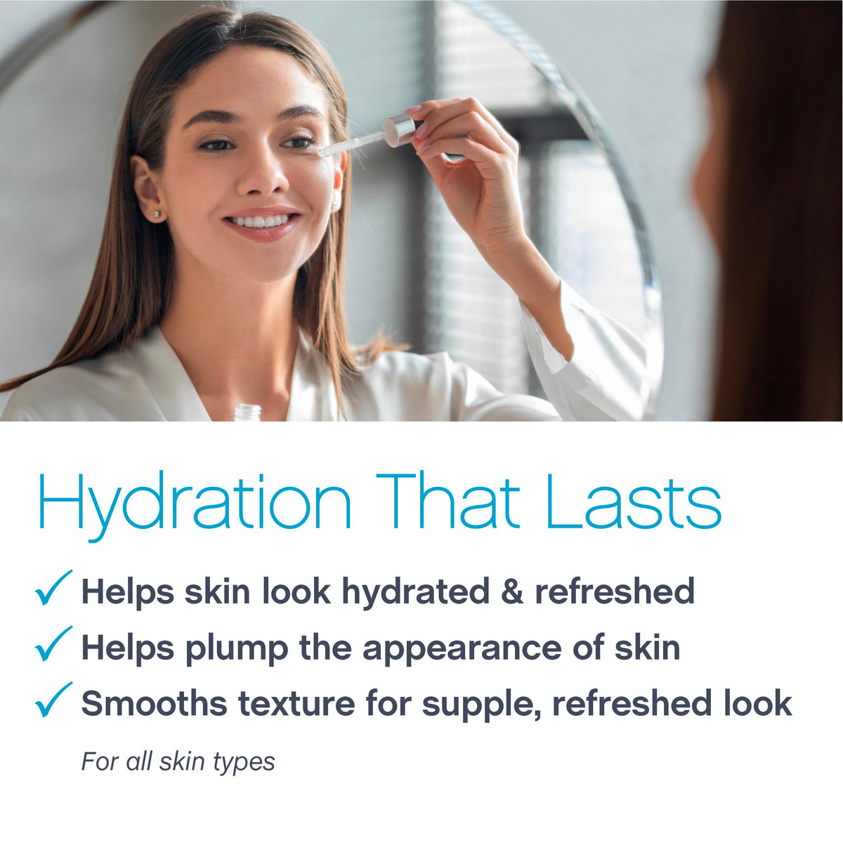 NeoCell Hyaluronic Acid Hydration Serum in the night routine for refreshed-feeling skin.