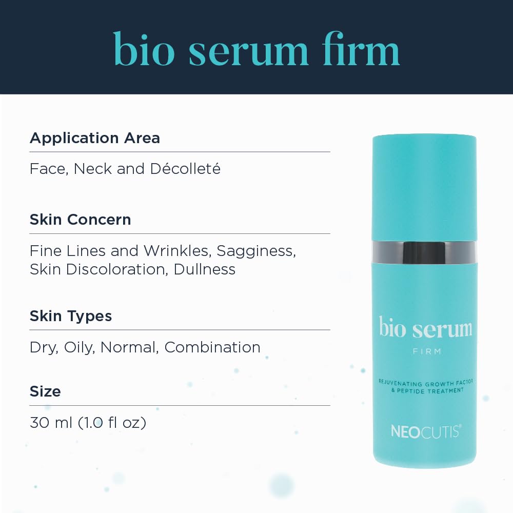 NEOCUTIS Bio Serum Firm application scene for a skincare routine