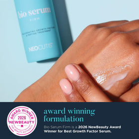 NEOCUTIS Bio Serum Firm texture closeup showing smooth skin feel