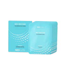 NEOCUTIS Neo Restore mask packaging highlights post treatment care and convenience