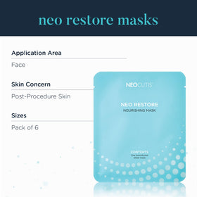 NEOCUTIS Neo Restore mask sachet keeps hygienic post care