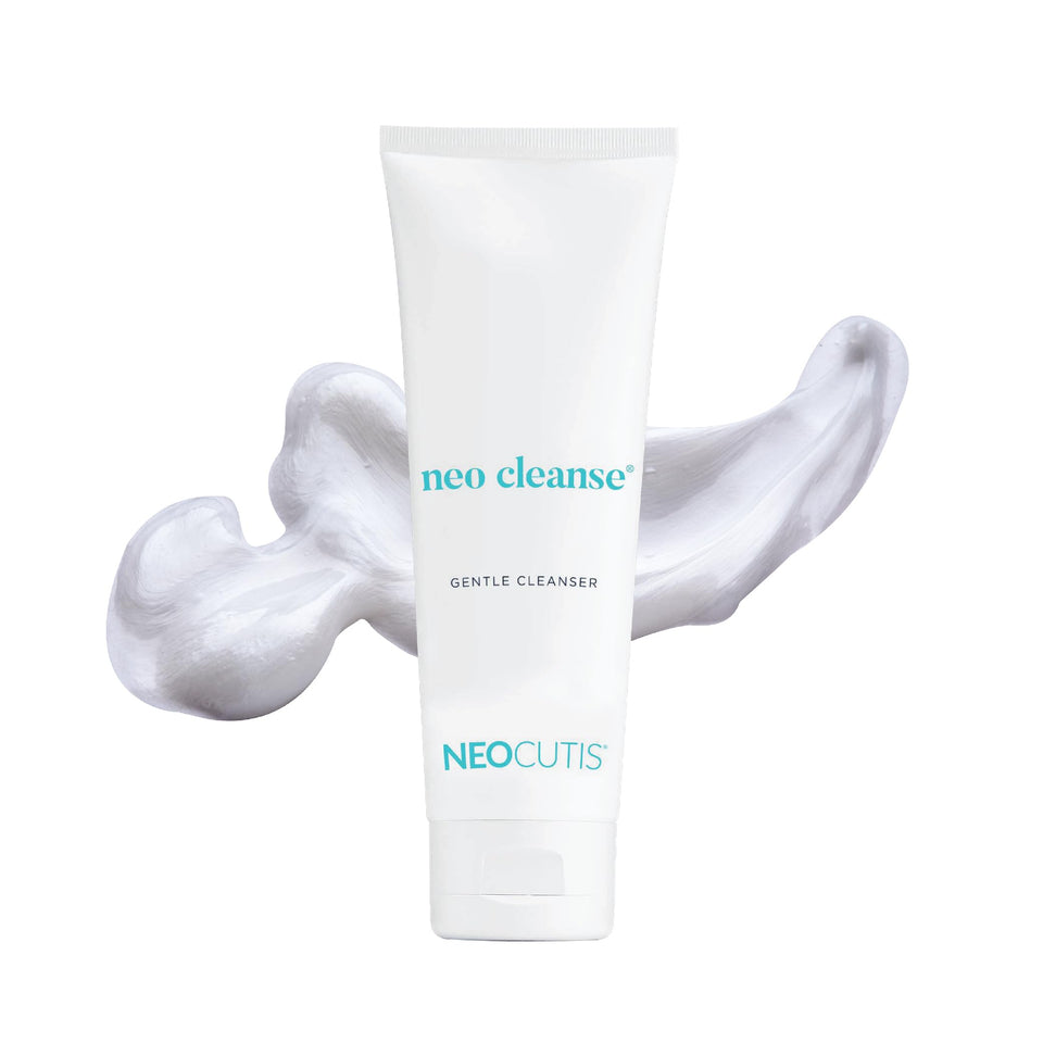 NEOCUTIS Neo Cleanse bottle front view, fragrance-free cleanser for dry or redness-prone skin.