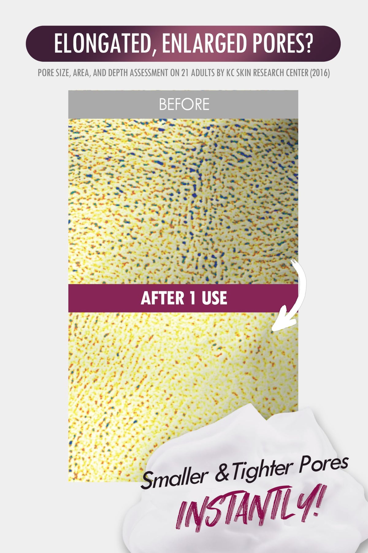 NEOGEN Code9 Pore Tight Peeling Mousse texture closeup with creamy exfoliating foam.