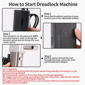 NeoKaleido Loc Machine with three automatic needles speeds up crochet work.