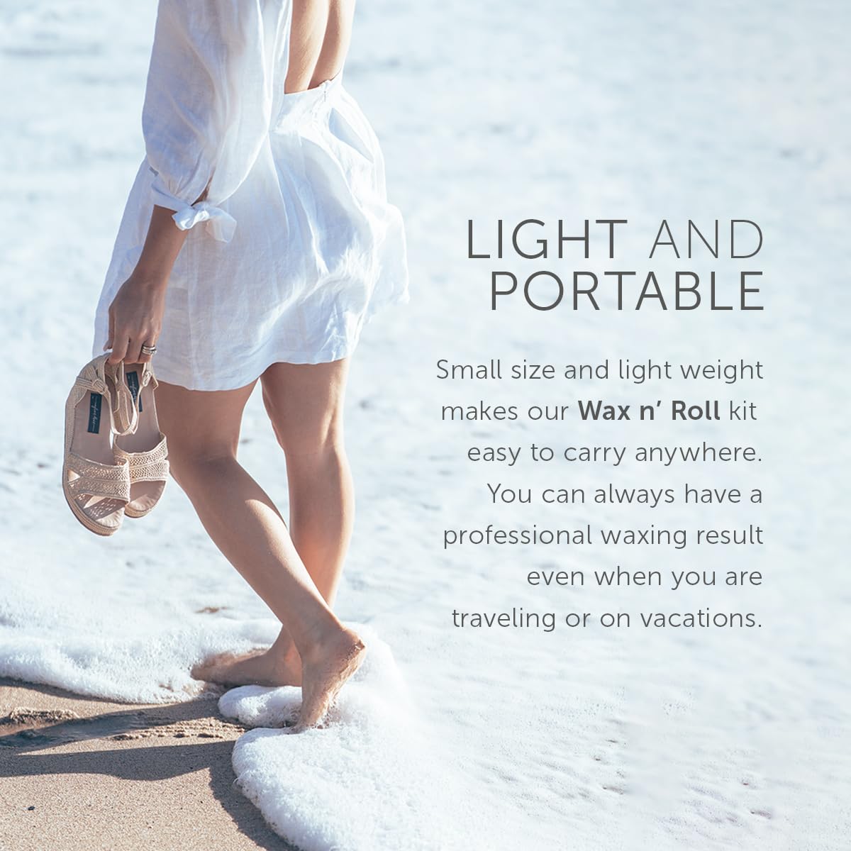 NEOMANN after-wax skin feels smooth and prepared for the day.