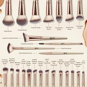 NEONIQ ergonomic non-slip handles reduce fatigue during makeup
