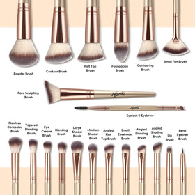 NEONIQ foundation brush with dense bristles delivers smooth, even coverage for a flawless base