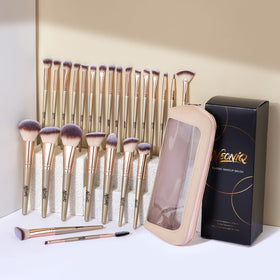 NEONIQ premium synthetic bristles for smooth blending on skin