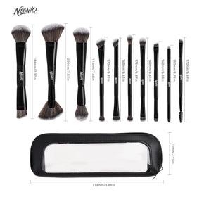 NEONIQ professional face brush set for travel-ready makeup artistry