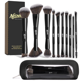 NEONIQ travel brush bag keeping brushes organized on the go