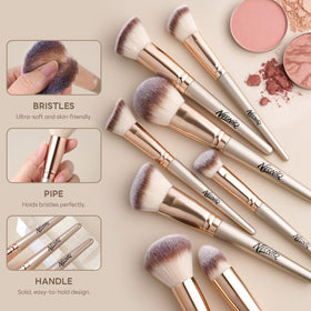 NEONIQ travel case keeps brushes organized on the go