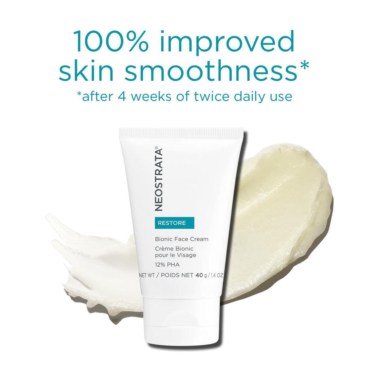 Fragrance-free NEOSTRATA label signals gentle, non-irritating facial care.