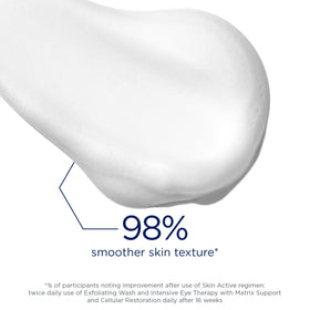 NEOSTRATA Exfoliating Wash foaming lather demonstrates gentle exfoliation for daily use.