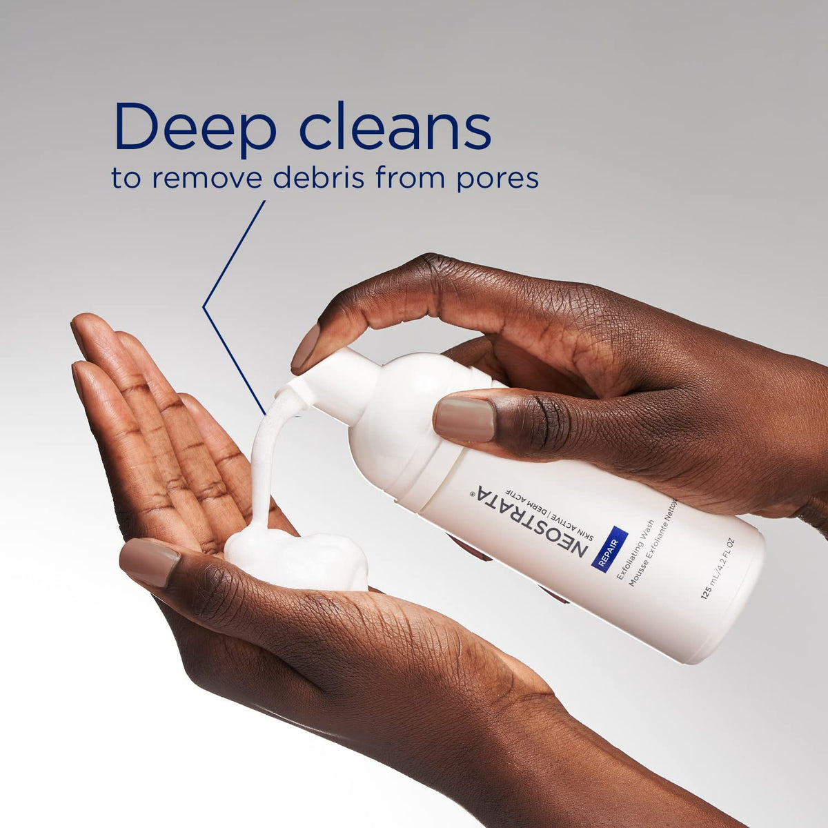 NEOSTRATA Exfoliating Wash aloe and botanical ingredients highlight soothing extracts.