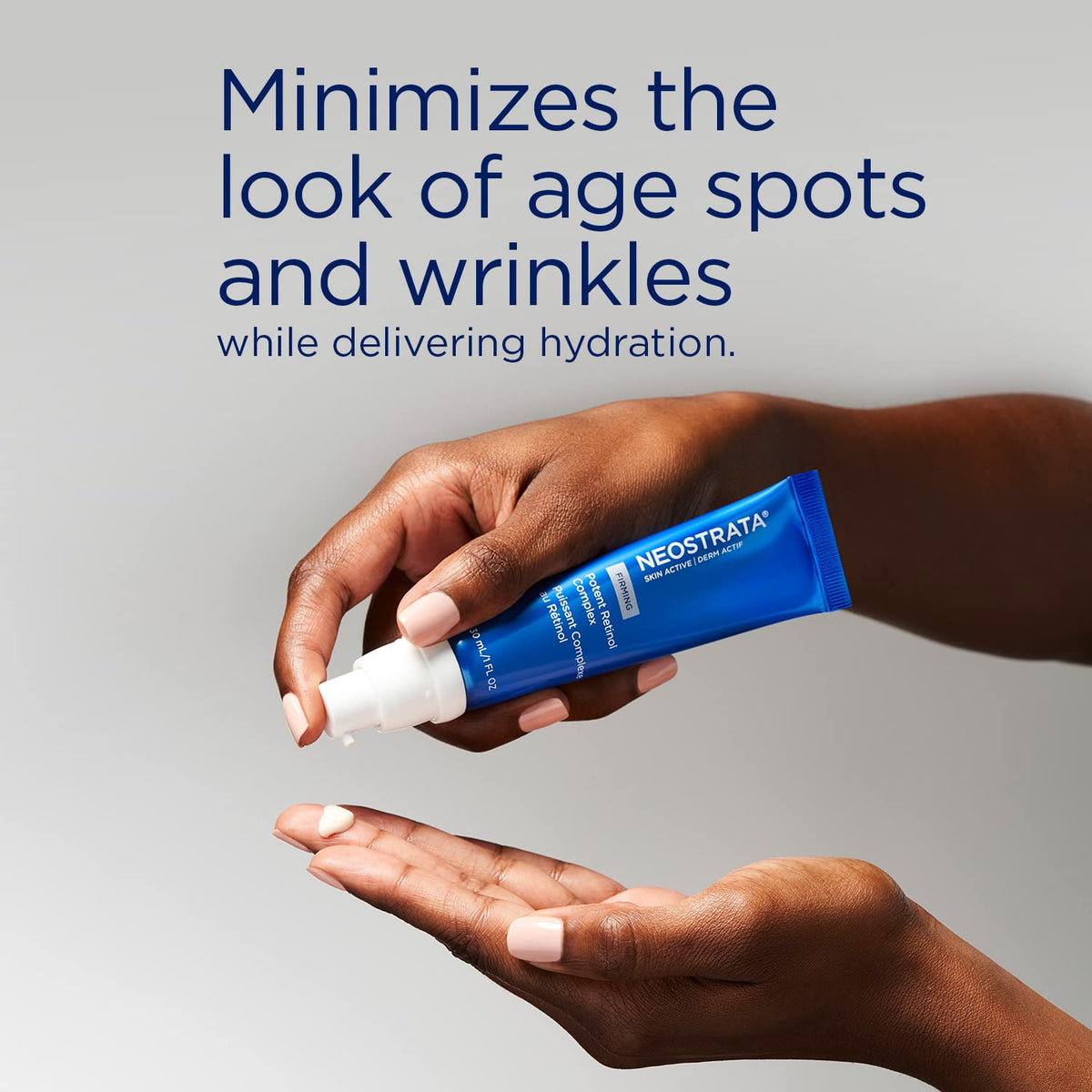 NEOSTRATA Potent Retinol Complex Night Serum texture close-up suggesting smooth skin results.