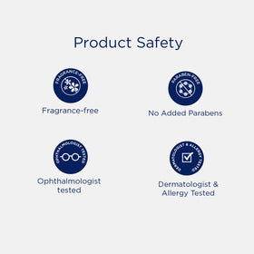Product on a shelf packaging display ready for daily eye care routine