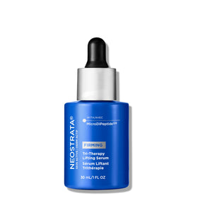 NEOSTRATA Tri-Therapy Lifting Serum bottle closeup for hydrating, firmer-looking skin.