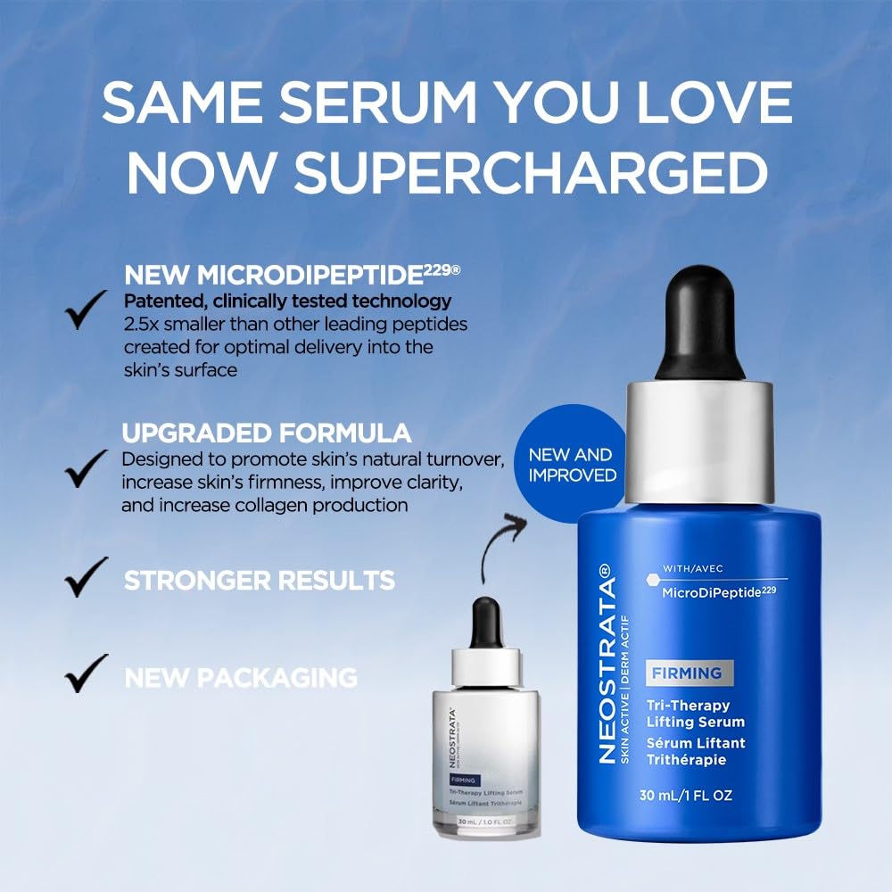 NEOSTRATA Tri-Therapy Lifting Serum pump application demonstrates quick absorption.