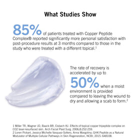 NEOVA Cu3 Tissue Repair Cream on skin provides gentle moisture.