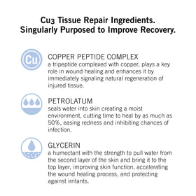 NEOVA packaging with post-laser care messaging.