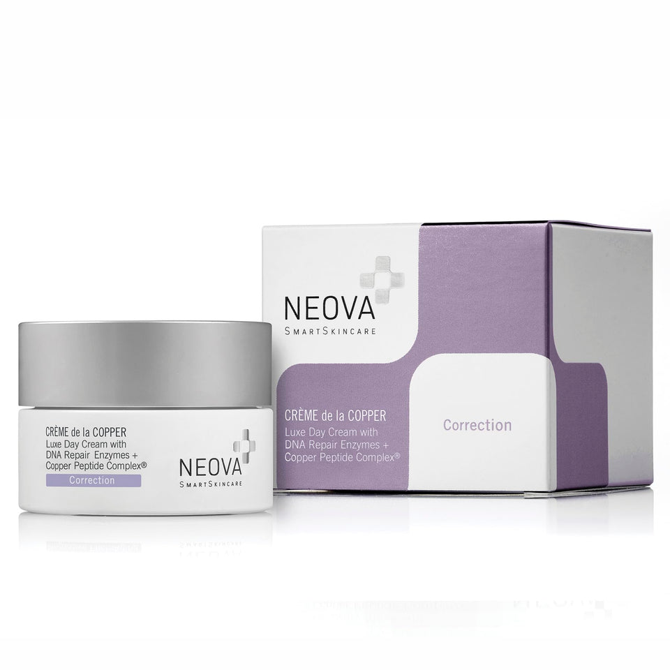 NEOVA SmartSkincare Creme de la Copper bottle for daily hydration