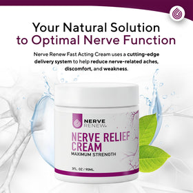 NERVE RENEW penetration-delivery-system diagram illustrates deeper absorption
