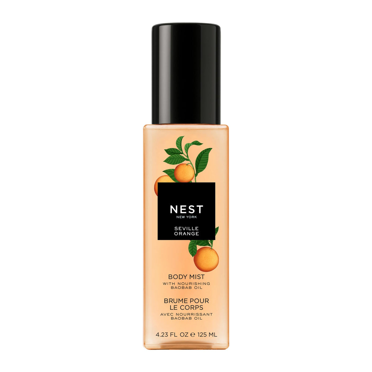 Nest New York Seville Orange Body Mist bottle for daily citrus freshness.