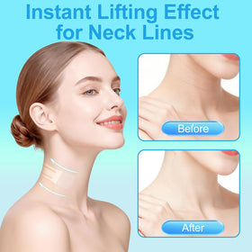 Netlkjonk neck tape highlighting a sculpted jawline and neck contour.