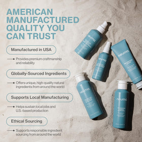 Hair strands after using Neuma Neu Moisture Argan Treatment Oil showing smooth, hydrated texture.