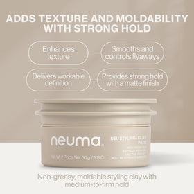Green Tea extract in NEUMA clay protecting hair from environment.