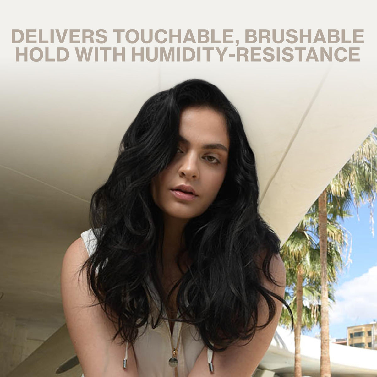 Neuma Neu Styling Hair Spray coconut-oil enriched formula nourishes while maintaining hold.
