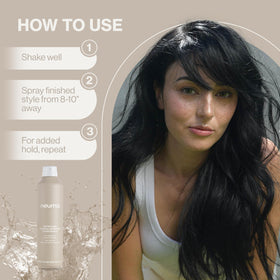 Neuma Neu Styling Hair Spray green-tea extract helps balance scalp environment.