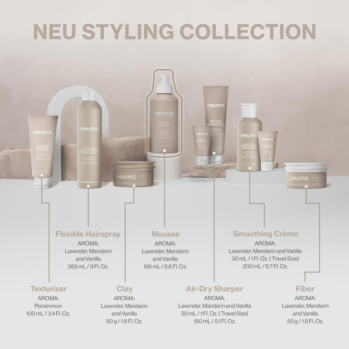 NEUMA Neu Styling Mousse day-2-refresh revives second-day hair with volume.