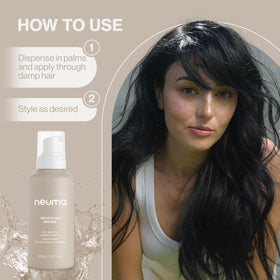 NEUMA Neu Styling Mousse panthenol-moisture supports balanced hydration and softness.