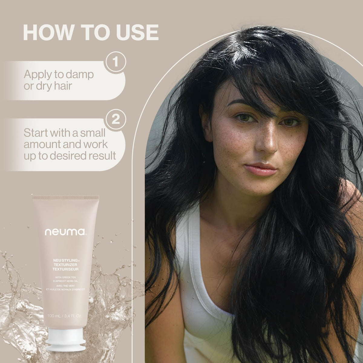 NEUMA Neu Styling Texturizer Cream antioxidant green tea benefits for hair