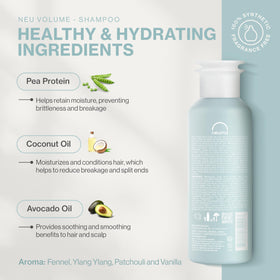 Close-up of pea protein ingredient emphasizing strengthening benefits for hair
