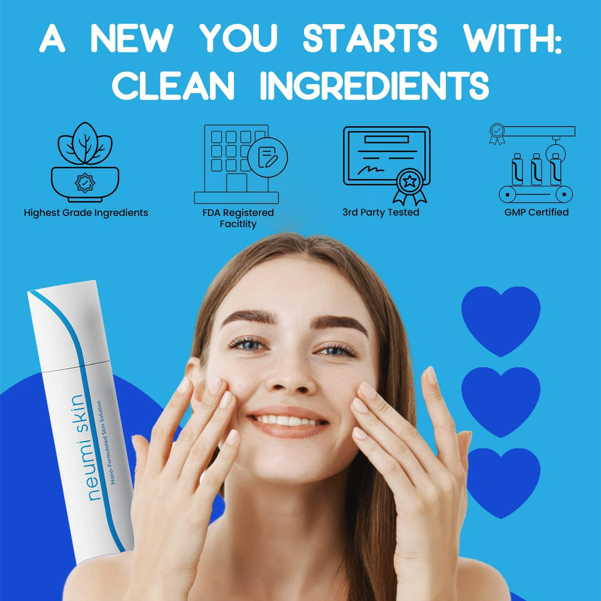 NEUMI SKIN bottle pump top for simple daily use